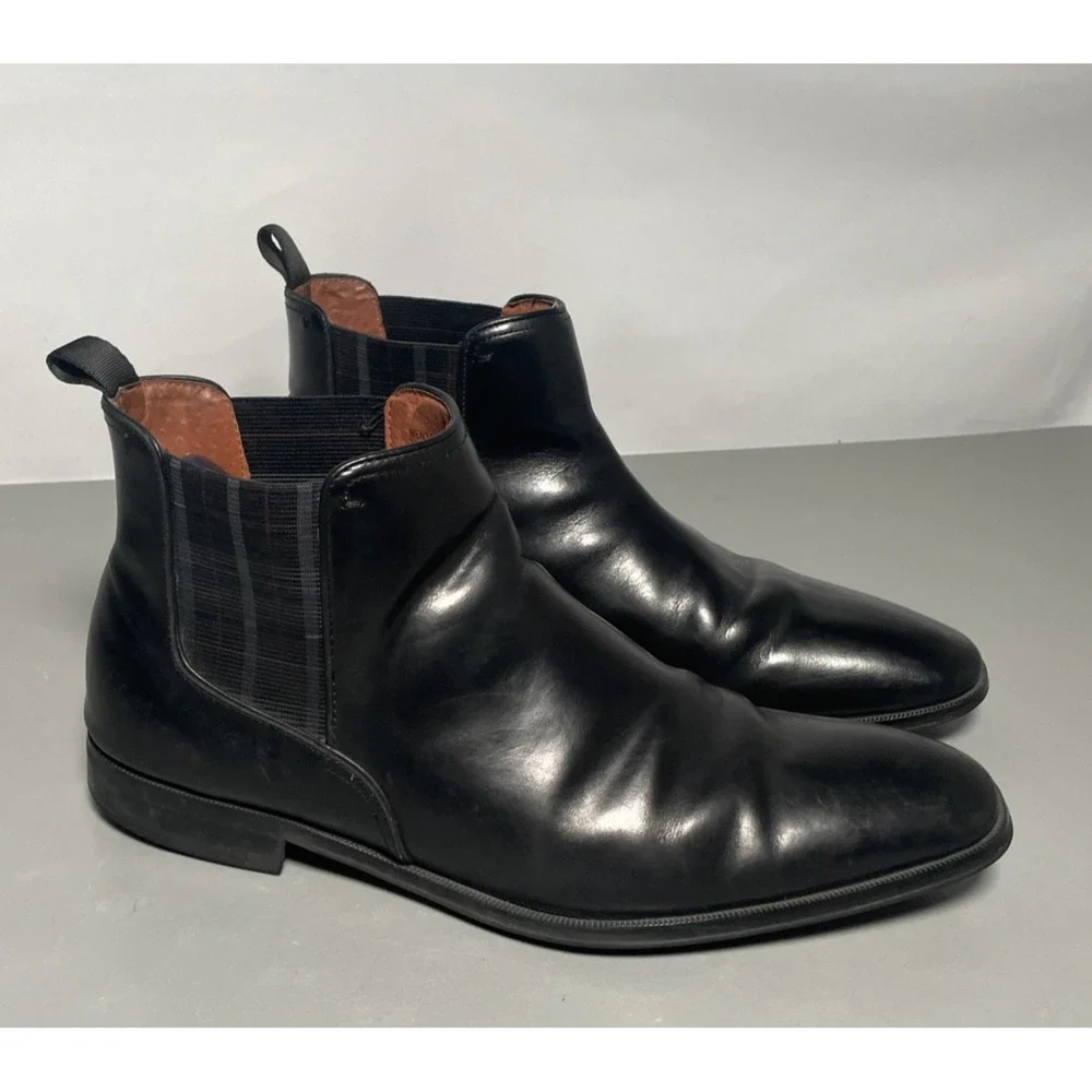 Florsheim Men's Black‎ Leather Chelsea Boots Size 11 M